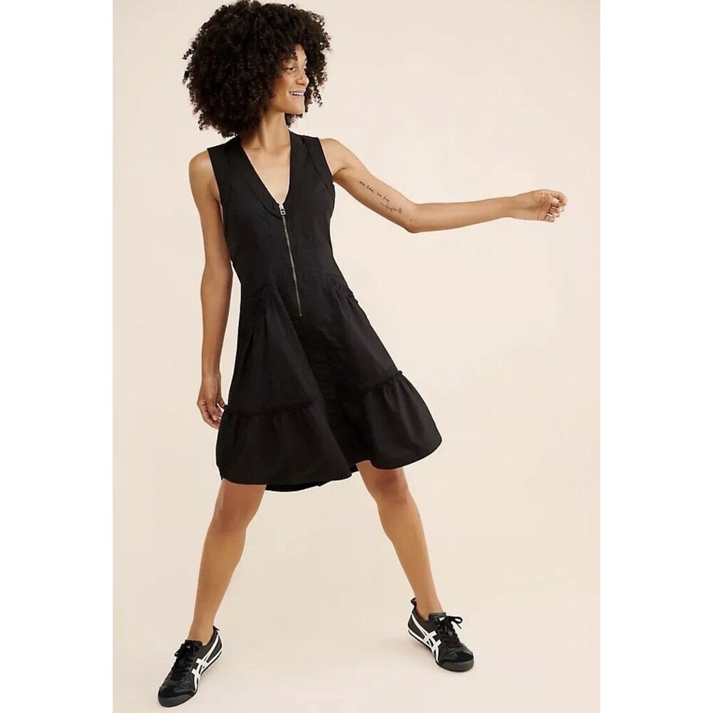 Daily Practice Women's Anthropologie Trek Utility Black Dress Small NWT